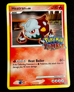 Heatran 4/16 NM 2009 Pokemon Rumble Stamped Promo Near Mint - Image 1