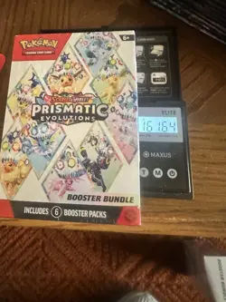 HEAVY Prismatic Evolutions Booster Bundle Lot of 3 Pokemon TCG Possible God Pack - Image 3