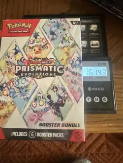 HEAVY Prismatic Evolutions Booster Bundle Lot of 3 Pokemon TCG Possible God Pack - Image 5