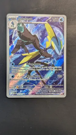 Inteleon 142/132 Mega Evolution Holo Illustration Rare Pokemon Pack Fresh - Image 1