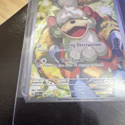 Hisuian Growlithe 181/167 Twilight Masquerade Pokemon TCG Illistration Rare #1 - Image 2
