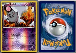 2012 Pokemon, B&W Boundaries Crossed, #59/149 Spoink, Reverse Holo Common - Image 1