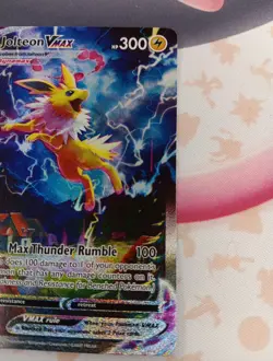 2021 Pokemon Jolteon VMAX Premium Collection Full Alternate Art Promo SWSH184 - Image 3