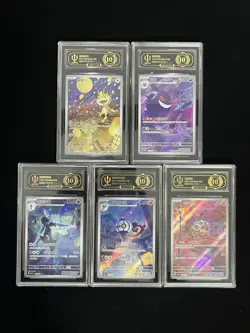 LOT 5 APH 10 2025 Pokemon TCG Chinese Gem Pack Vol.3 CBB3C Meowth Gengar FYM - Image 1