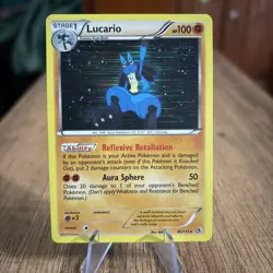Lucario 80/113 Legendary Treasures Holo NM Condition Pokemon TCG - Image 1