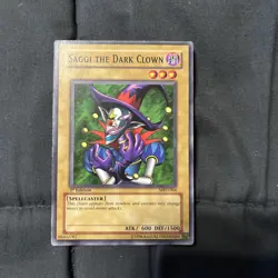 Vintage Yu Gi Oh! Saggi the Dark Clown - Common - 1st Edition - Lightly Played - Image 1