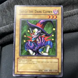 Vintage Yu Gi Oh! Saggi the Dark Clown - Common - 1st Edition - Lightly Played - Image 2