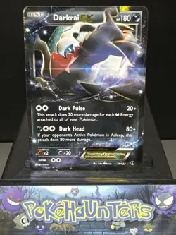 Pokemon Card Darkrai EX 74/122 Half Art XY Breakpoint Light Play - Image 1