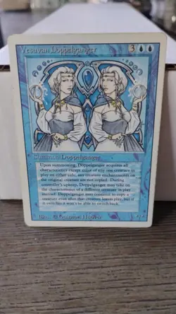 Vintage VESUVAN DOPPELGANGER Magic the Gathering MTG Summon Trading Card TCG - Image 1