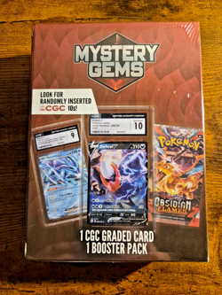 Pokemon Mystery Gems 1 Booster Pack with 1 CGC Graded Card New Sealed S107 - Image 4