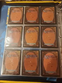 Vintage Magic The Gathering Binder Collection Card Lot MTG 1993-2003 Rares - Image 5