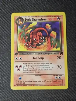 Pokemon Dark Charmeleon TCG Card 32/82 1st Edition Rocket NM- Very Clean! - Image 1