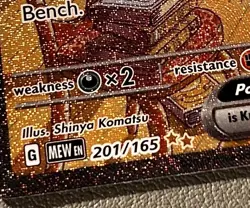 Pokemon Alakazam EX TCG Scarlet Violet-151 Holo Full Art Card 201/165 - Image 2