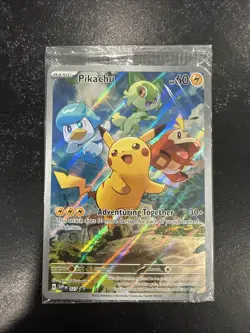 Pikachu 027 Sv: Scarlet & Violet Promo Cards Holo Sealed - Image 1