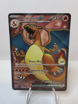 Pokemon TCG Charizard EX Holo Ultra Rare Card 183/165 Scarlet & Violet 151 - Image 1