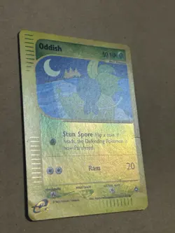Oddish Reverse Holo - 97/147 Aquapolis Pokemon Card - 2003 LP/MP - Image 2