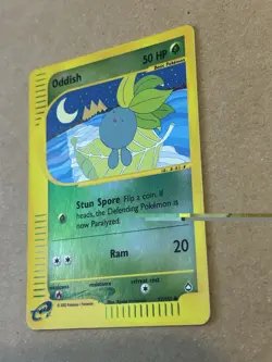 Oddish Reverse Holo - 97/147 Aquapolis Pokemon Card - 2003 LP/MP - Image 3