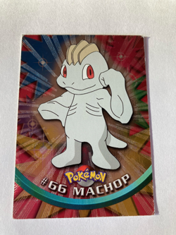 Machop #66 Pokemon Topps TV Animation Edition Black Label Card - Image 1