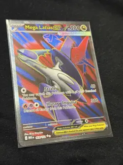 Mega Latias Ex 163 Full Art Pokemon TCG NM Mega Evolutions Ultra Rare Card - Image 3