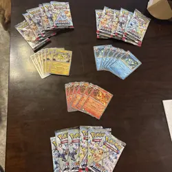 Prismatic Evolutions Booster individual Packs Lot of 18 Pokemon 18 Promo Cards - Image 1