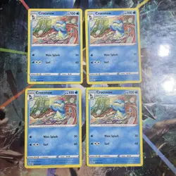 4x Croconaw 056/264 - NM / M - Fusion Strike Pokemon Card - Image 1