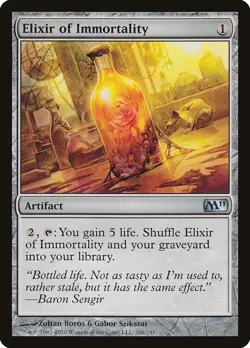 Elixir of Immortality 206 MTG Colorless Artifact Szikszai Uncommon EN - Image 1