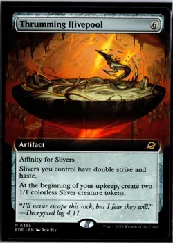 Thrumming Hivepool (Extended Art) Normal R Edge of Eternities 356 NM - Image 1