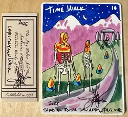 MTG ARTIST PROOF Portuguese Lapis Lazuli Talisman Time Walk Sketch Amy WEBER - Image 1