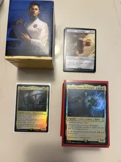 MTG Fallout Sleeved Commander Deck Science! Complete Dr Madison Li - Image 1