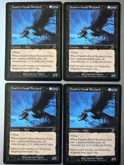 4x Death’s-head Buzzard (NM) Scourge Common SCG Magic the Gathering MTG Playset - Image 1