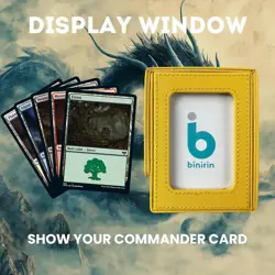 MTG Deck Box with 2 Commander Display Windows, Double Deck Box for 280+ Single-S - Image 2