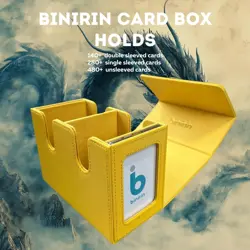 MTG Deck Box with 2 Commander Display Windows, Double Deck Box for 280+ Single-S - Image 5