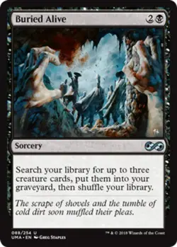 1x Buried Alive Moderate Play MTG Magic - Kid Icarus - - Image 1