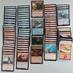 Magic 100 Commander Deck Barret Wallace Mono Red Equipment MTG Ready To Play - Image 1