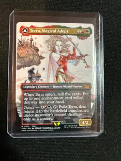 MTG Terra Magical Adept (Borderless) Final Fantasy #0323 MYTHIC - Image 1