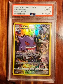 Gengar TG06/TG30 PSA 10 Gem Mint Lost Origin Trainer Gallery Pokemon Full Art - Image 1