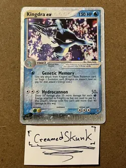 Pokemon Kingdra EX Dragon 92/97 Holo Rare TCG E Reader Card - Image 1