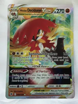 Pokemon TCG Hisuian Decidueye VSTAR Astral Radiance 084/189 Holo - Image 2