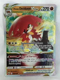 Pokemon TCG Hisuian Decidueye VSTAR Astral Radiance 084/189 Holo - Image 3