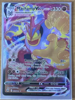 Pokemon TCG Machamp VMAX 073/189 Astral Radiance Full Art Ultra Rare Card NM - Image 1