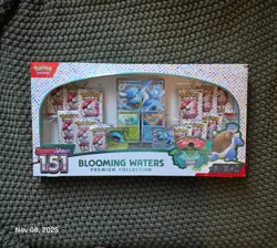 Pokemon TCG: S&V 151 Blooming Waters Premium Collection Factory Sealed Box - Image 1