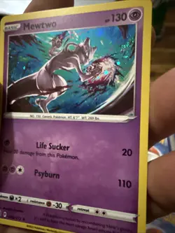 Mewtwo 56/172 Brilliant Stars Reverse Holo Pokemon Card TCG 056/172 Pokemon - Image 2