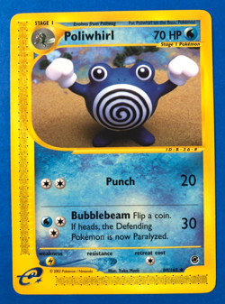 Pokemon TCG Poliwhirl Expedition e-card series 89/165 uncommon 2002 NM - Image 1
