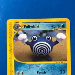 Pokemon TCG Poliwhirl Expedition e-card series 89/165 uncommon 2002 NM - Image 2