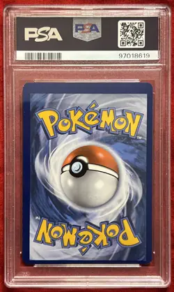 PSA 8(MC) 2022 Pokemon SWSH Chimchar Brilliant Stars #024 NM-MT Miscut Rev POP 1 - Image 2