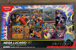 Pokemon TCG Mega Lucario ex Premium Figure Collection Box Factory Sealed - Image 1