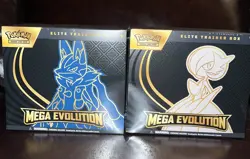 Pokemon TCG Mega Evolution Gardevoir & Lucario ETB Elite Trainer Box SET OF 2 - Image 1