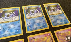 Pokemon TCG Vintage Fossil “First Edition”MINT”LOT OF (8) ~GASTLY/GOLDUCK/GOLEM - Image 2