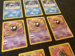 Pokemon TCG Vintage Fossil “First Edition”MINT”LOT OF (8) ~GASTLY/GOLDUCK/GOLEM - Image 3