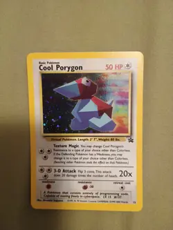 Pokemon TCG English Cool Porygon Holo Black Star Promo #15 - Image 1